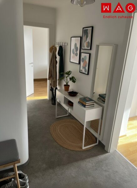 Vorzimmer, Einrichtungsbeispiel mit KI erstellt.