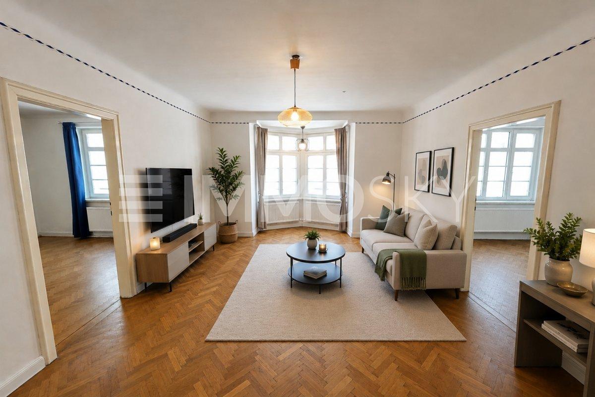 Wohnzimmer eingerichtet(möbel KI generiert)