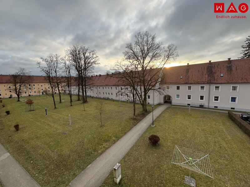 Blick aus dem Fenster - Innenhof