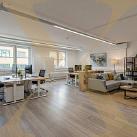 Büro I | Visualisierung ? Einrichtung mittels KI ergänzt