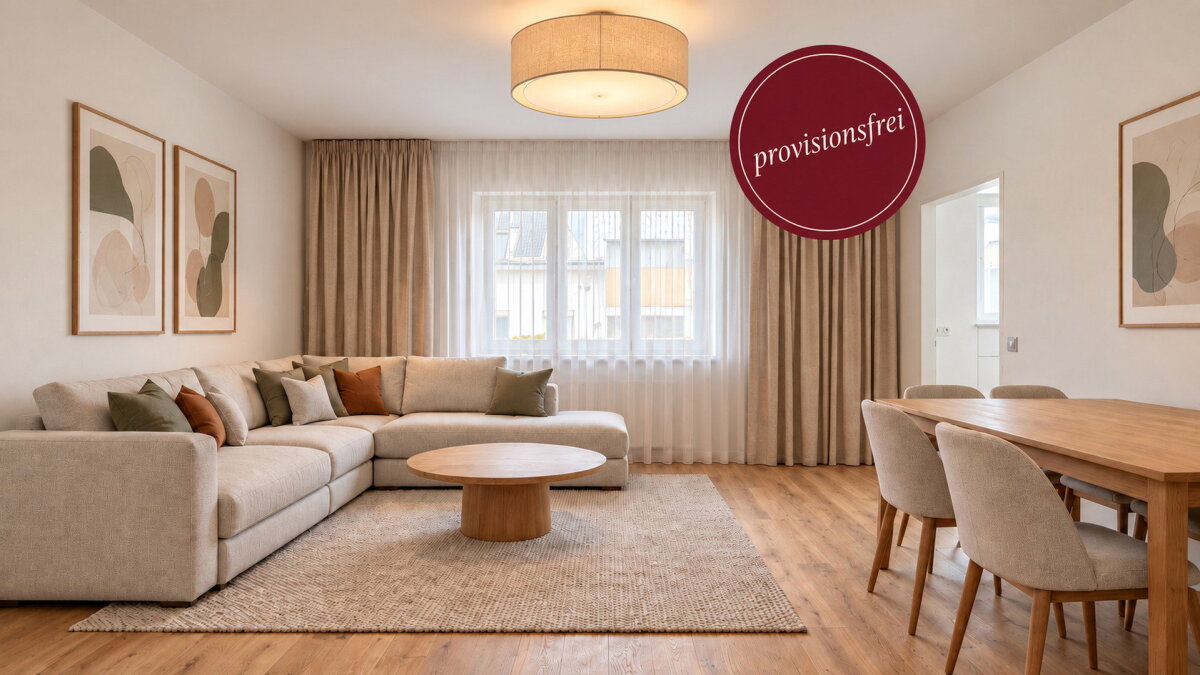 Wohnzimmer mit Möbelvorschlag