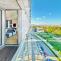 City und Schweizergarten im Blick