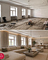 Wohnzimmer (Aktueller Zustand/Visualisierung)