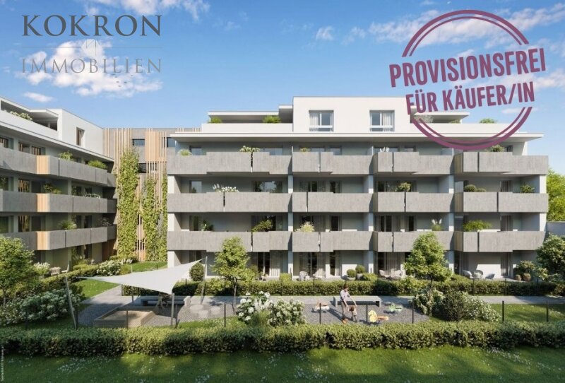 Ansicht Haus gartenseitig - Rendering