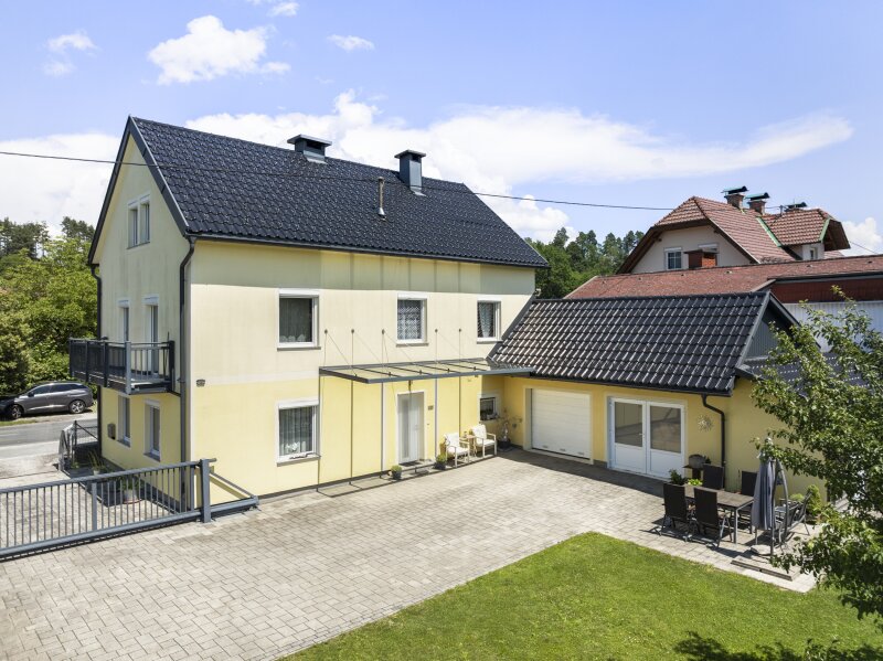 Tolles und schönes 150m² Einfamilienhaus mit Garage und Nebengebäude in Eberndorf