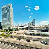 Blick auf den Hauptbahnhof