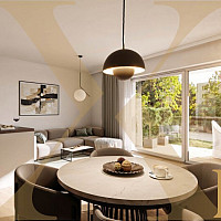 Musterfoto - Visualisierung Wohn-/Essbereich