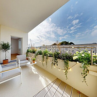 Loggia Virtuelles Staging