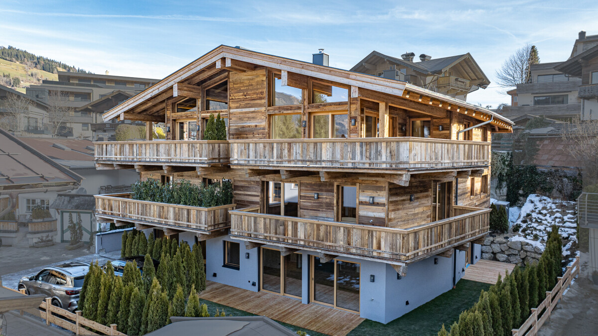 KITZIMMO-Luxus-Neubau-Gartenwohnung in Toplage - Immobilien Kirchberg.