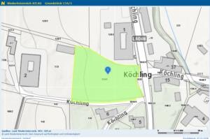 Lageplan 134   1    - Bauland Agrargebiet