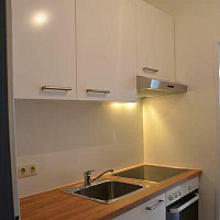 moderner Küchenblock