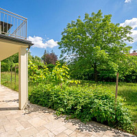 Blick von der Gartenterrasse