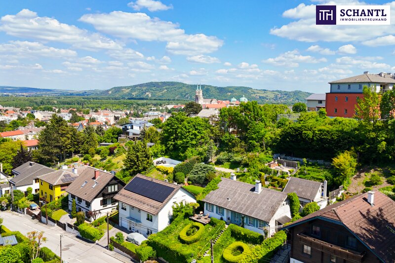 Umgebung, Blick auf Stift Klosterneuburg