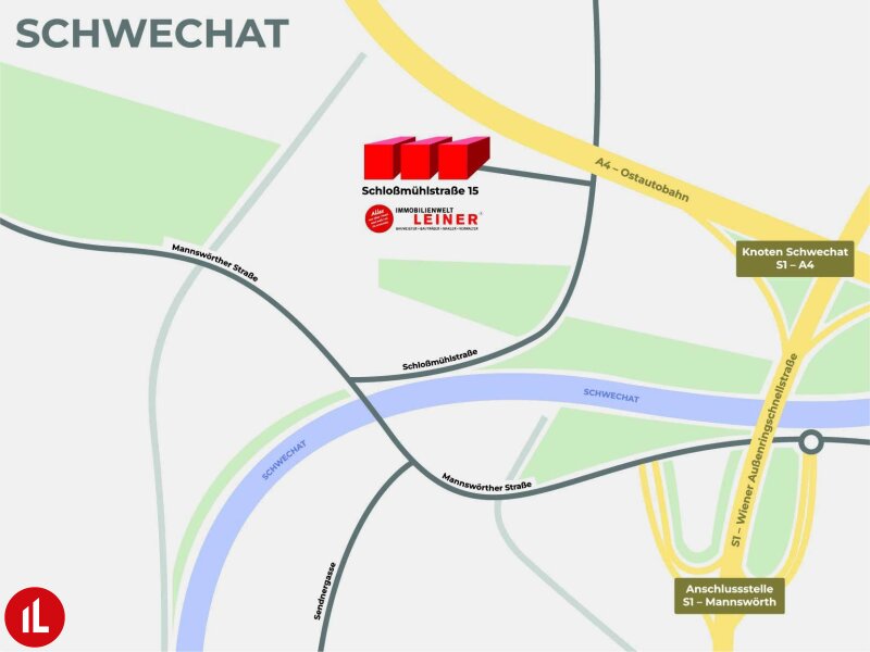 Lageplan - Container in Schwechat