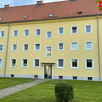 Blick zum Hauseingang