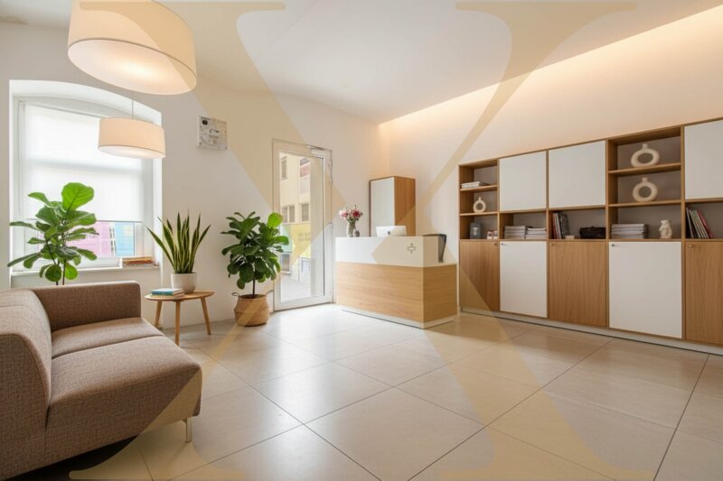 Eingangsbereich - KI-Möblierung