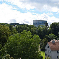 Ausblick vom Balkon