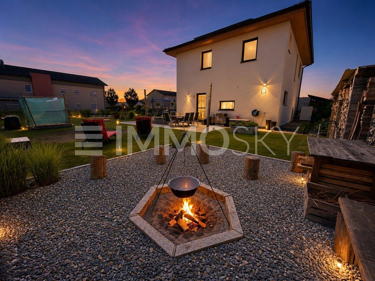 Feuerstelle Abend
