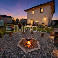 Feuerstelle Abend