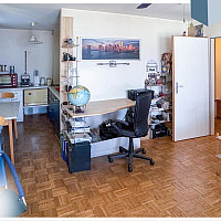 Wohn- Essbereich und Küche