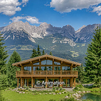 KITZIMMO-Freizeitwohnsitz mit unverbautem Kaiserblick - Ski in / Ski out - Immobilien Ellmau.