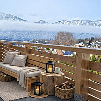 Ausblick in die Alpen