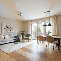 Wohn-/Essbereich I - KI-generiert