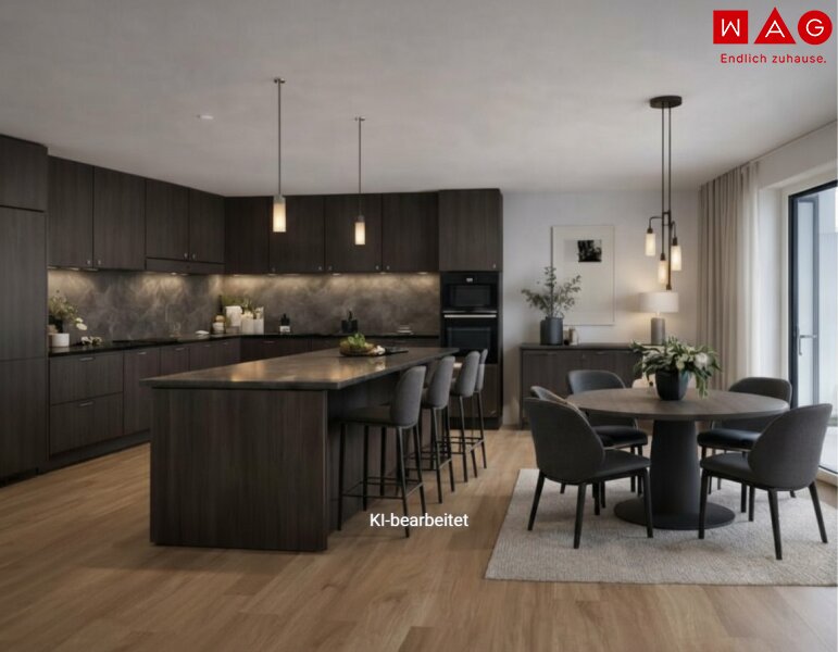 Möblierungsvorschlag Wohnzimmer KI generiert