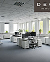 Gruppen- oder Großraumbüro mit Mustermöblierung