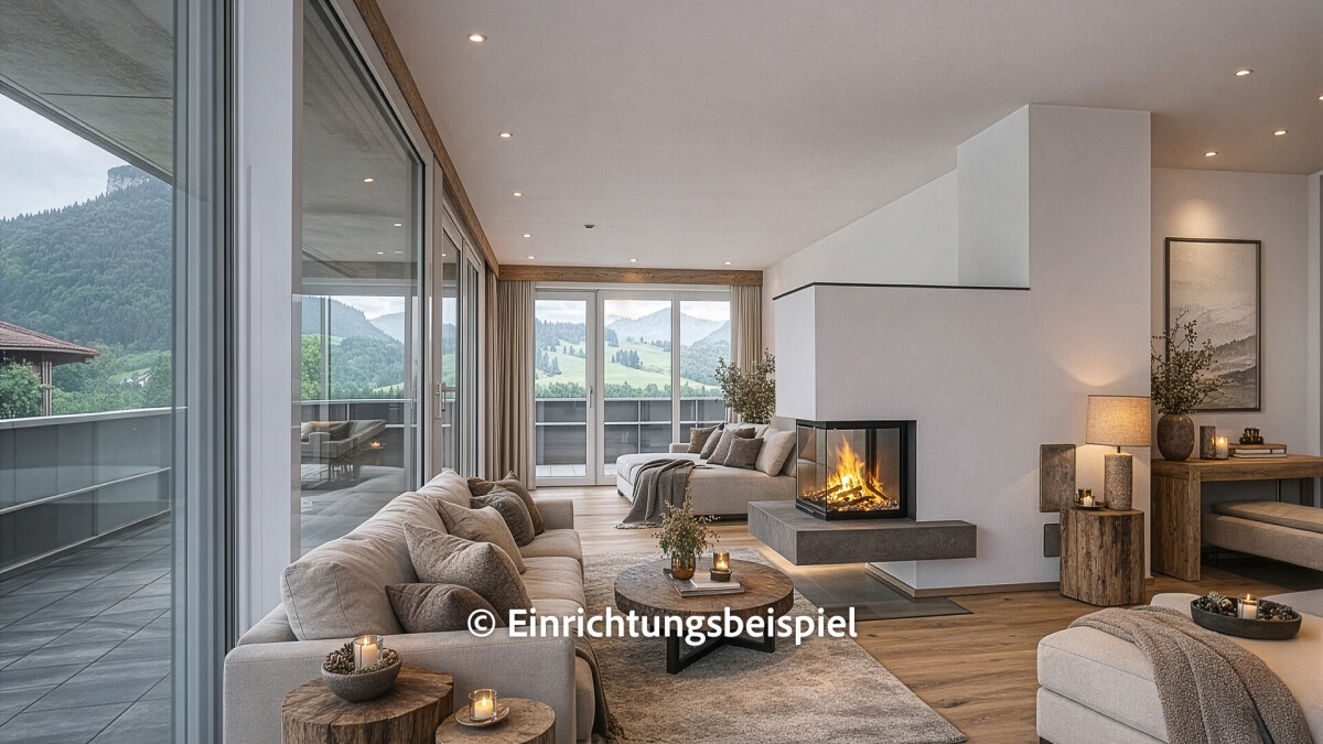 KITZIMMO-Luxuriöses Neubau-Penthouse mit Kaiserblick kaufen - Immobilien Kirchdorf.