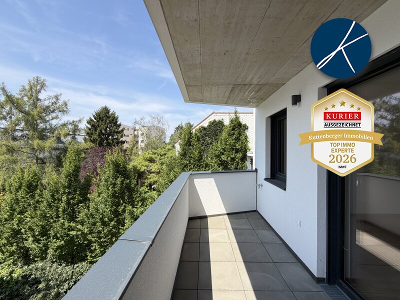Balkon mit Blick ins Grüne