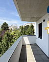Balkon mit Blick ins Grüne