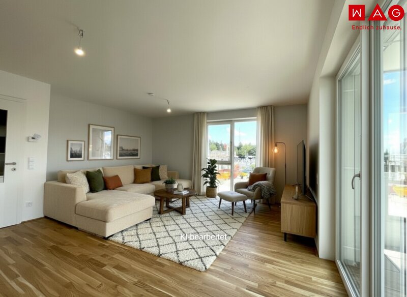 Möblierungsvorschlag Wohnzimmer KI generiert