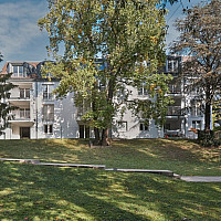 Hausansicht vom Allgemeingarten