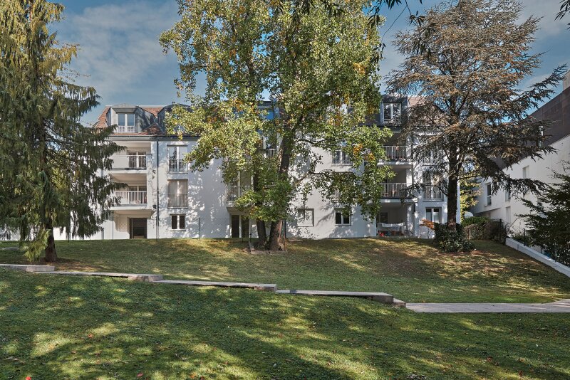 Hausansicht vom Allgemeingarten