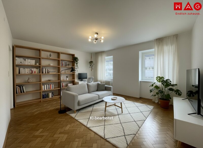 Möblierungsvorschlag Wohnzimmer KI generiert