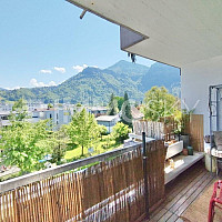 Balkon mit Aussicht