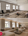 Wohnzimmer (Aktueller Zustand/Visualisierung)