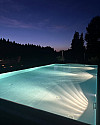 Pool bei Nacht - 118 m2