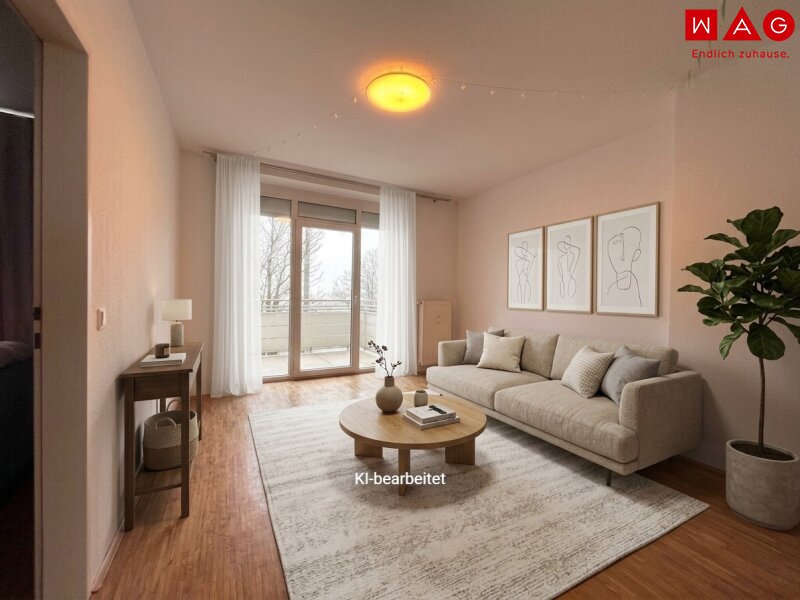 Wohnzimmer Beispiel KI