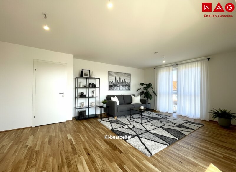 Möblierungsvorschlag Wohnzimmer KI generiert