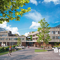 Gesamtansicht atrium3 - Gewerbe, Gesundheit, Tourismus in Landeck-Bruggen