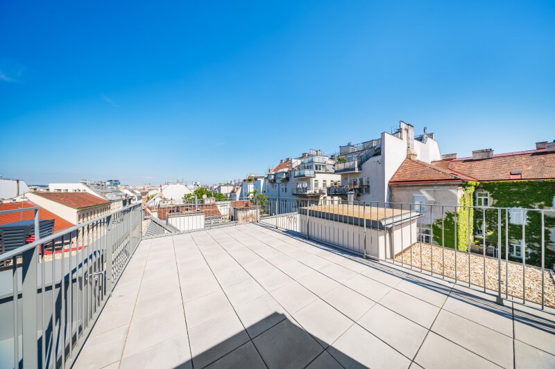 Dachterrasse mit Fernblick