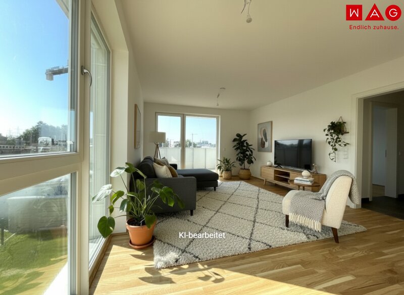 Möblierungsvorschlag Wohnzimmer KI generiert